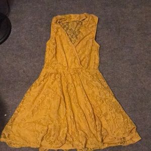 Yellow Lacy Dress